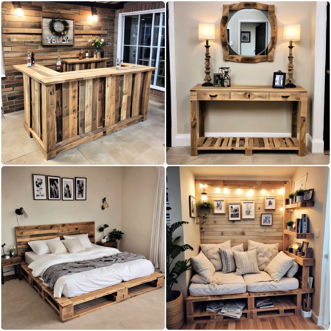 40 Pallet Furniture Ideas That Add Rustic Charm