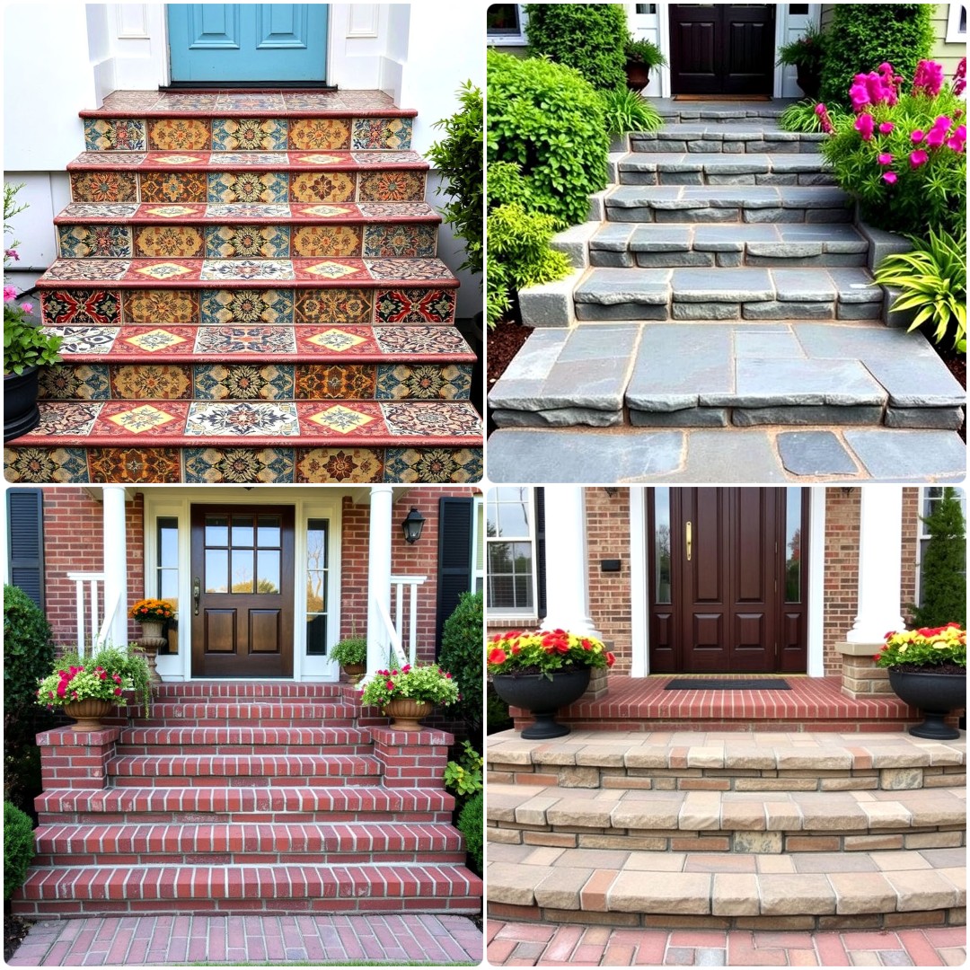 40 Front Step Ideas For Stylish Curb Appeal