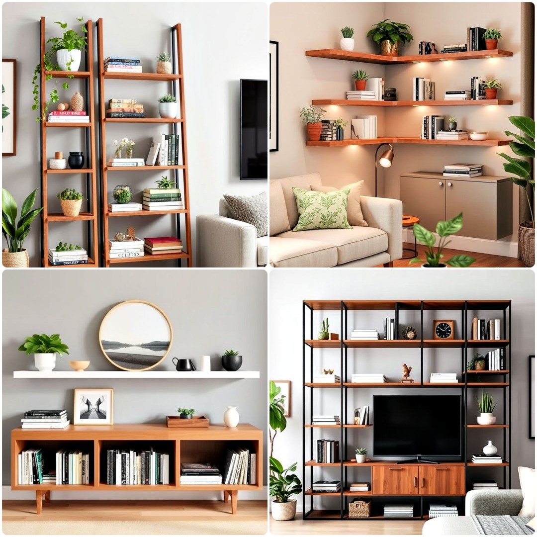 Living Room Shelf Ideas That Wow Guests