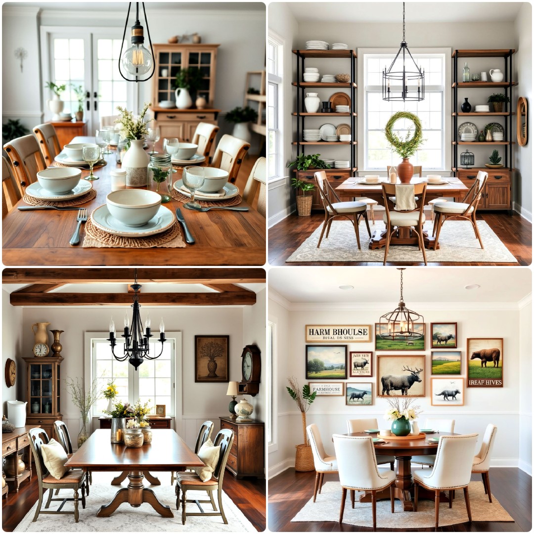 40 Modern Farmhouse Dining Room Ideas Youll Adore