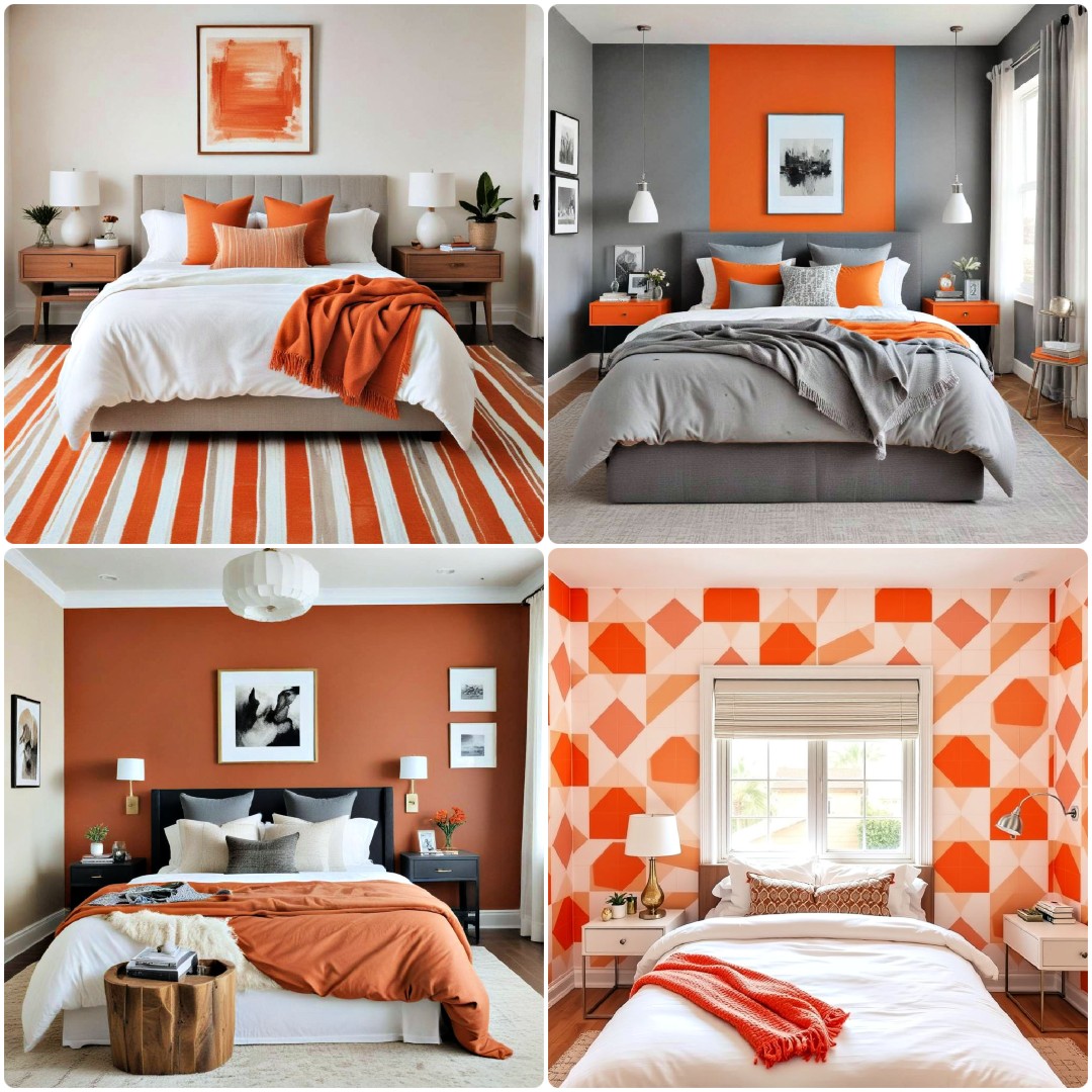 Orange Bedroom Ideas