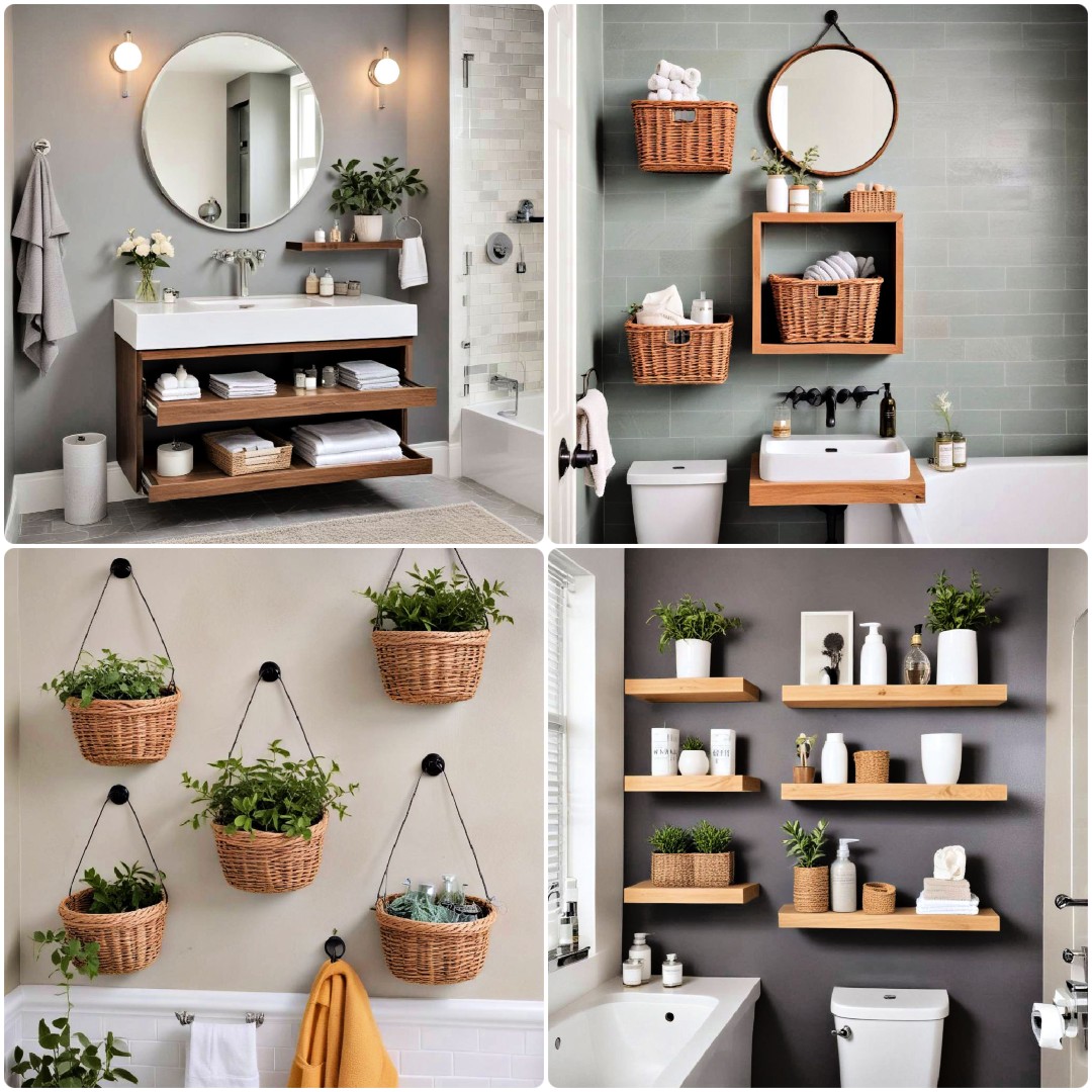 15 Bathroom Wall Storage Ideas To Organize Your Space