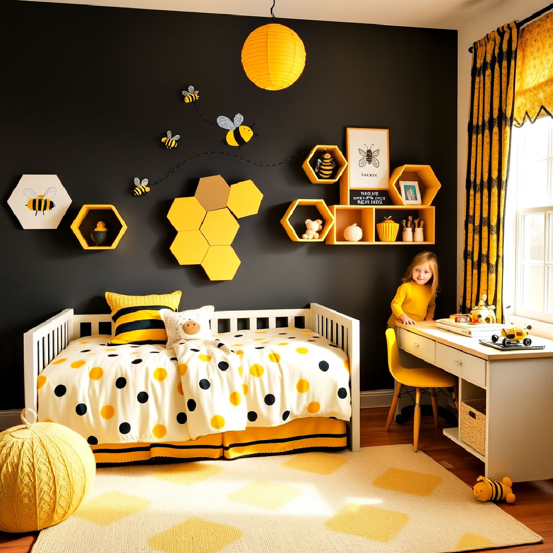 bee and honeycomb theme