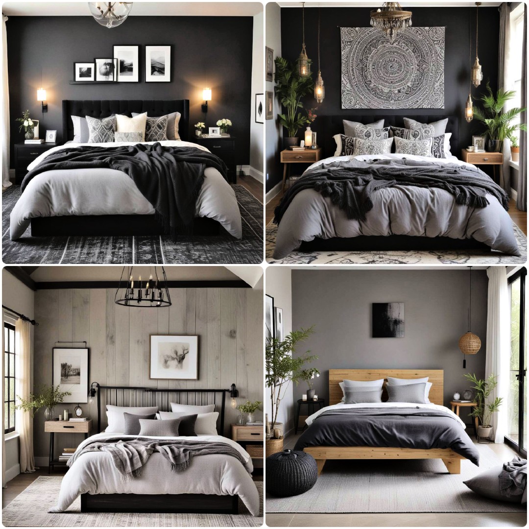 25 Black and Grey Bedroom Ideas for A Modern Vibe