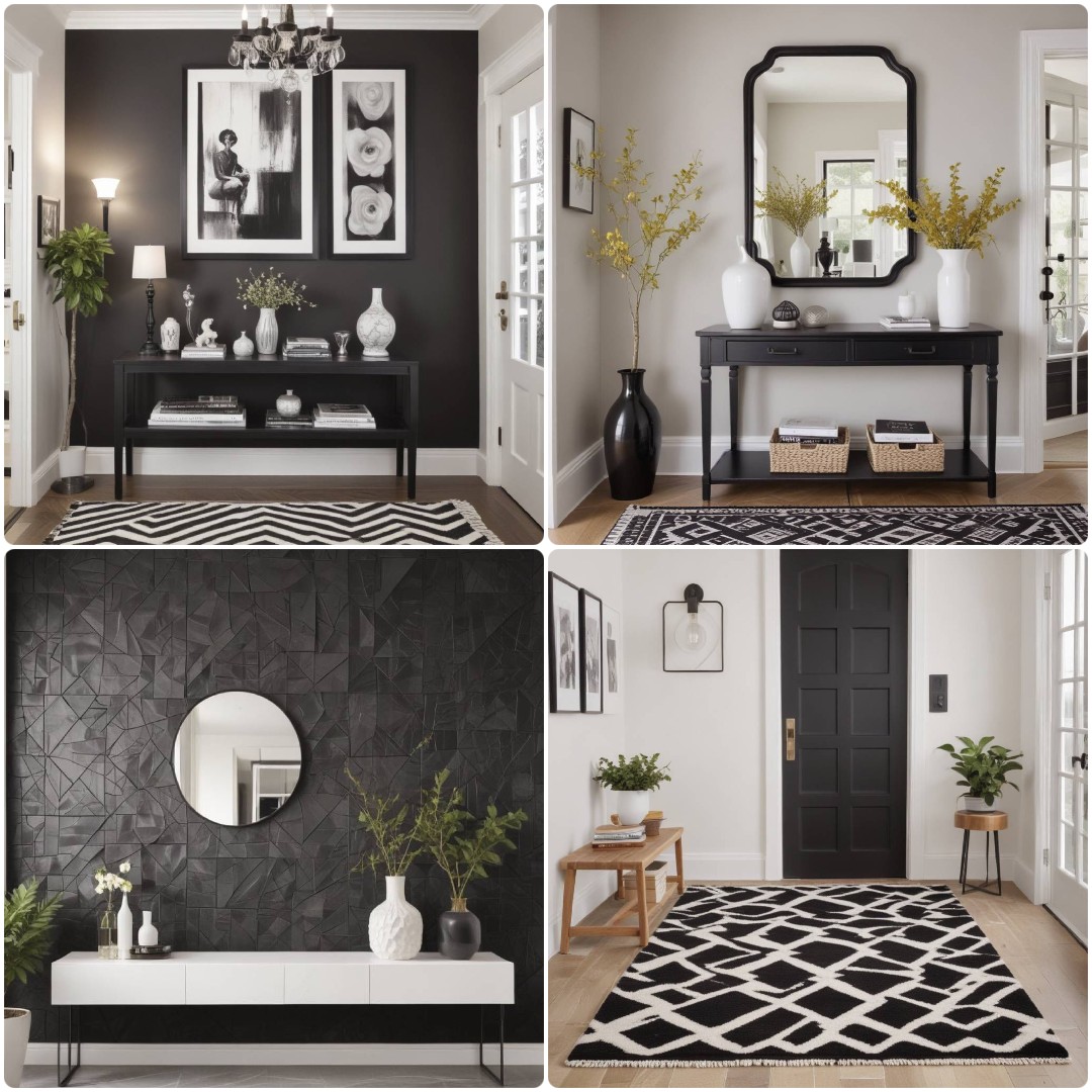 15 Black and White Entryways You Can Consider
