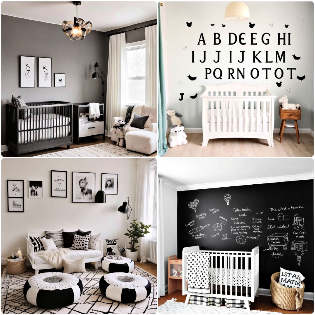 25 Black and White Nursery Ideas To Inspire You