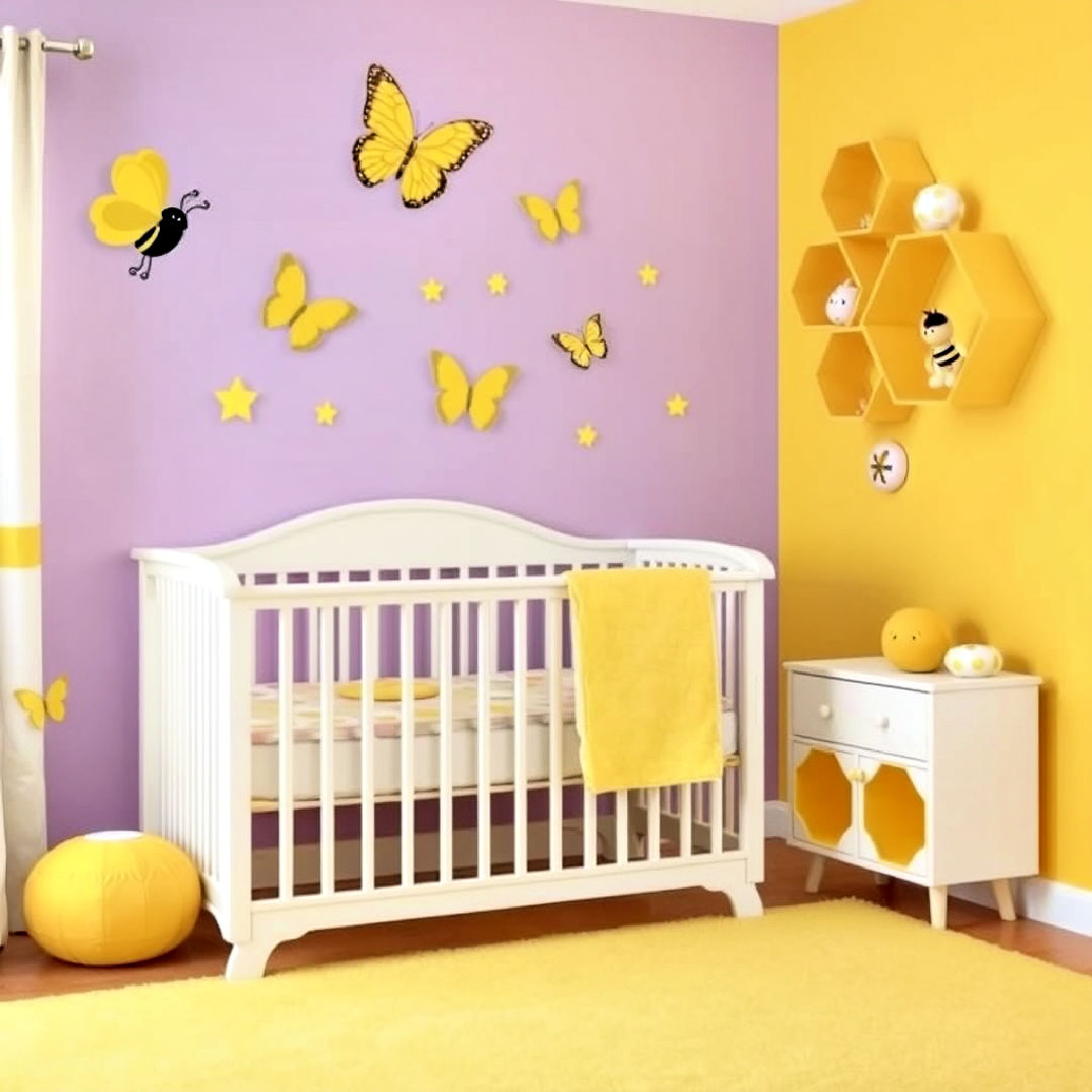 butterfly and bees theme