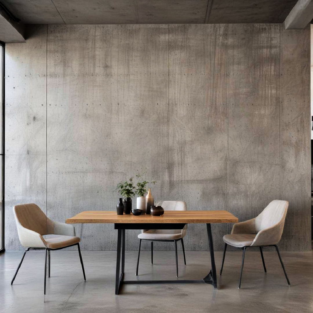 concrete accent walls