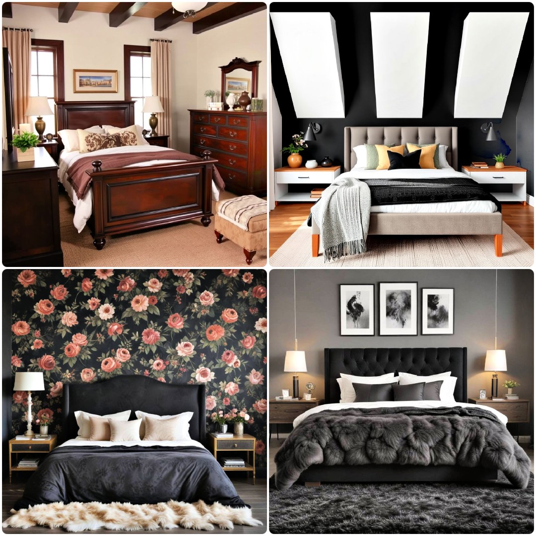 15 Dark Bedroom Ideas for A Dramatic, Cozy Space