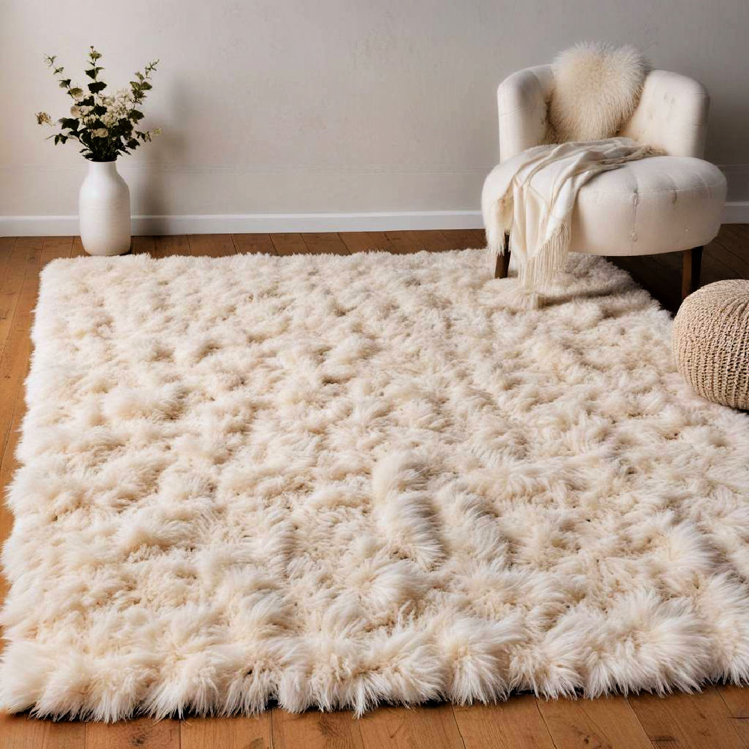 fuzzy rugs for cozy comfort