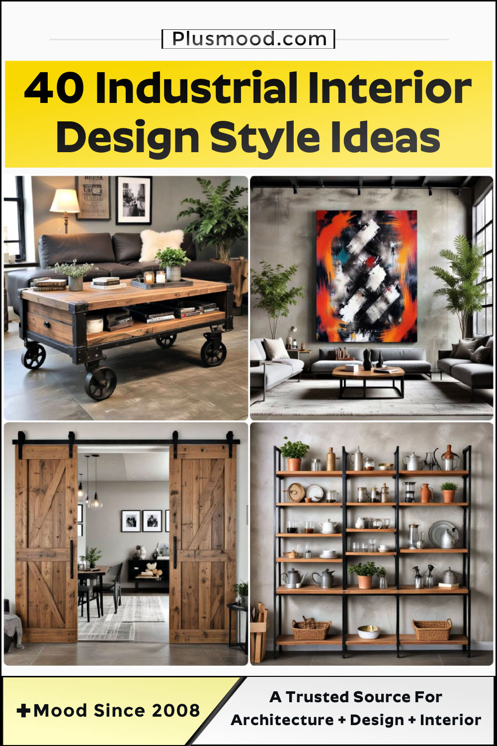 industrial interior design style ideas and inspiration