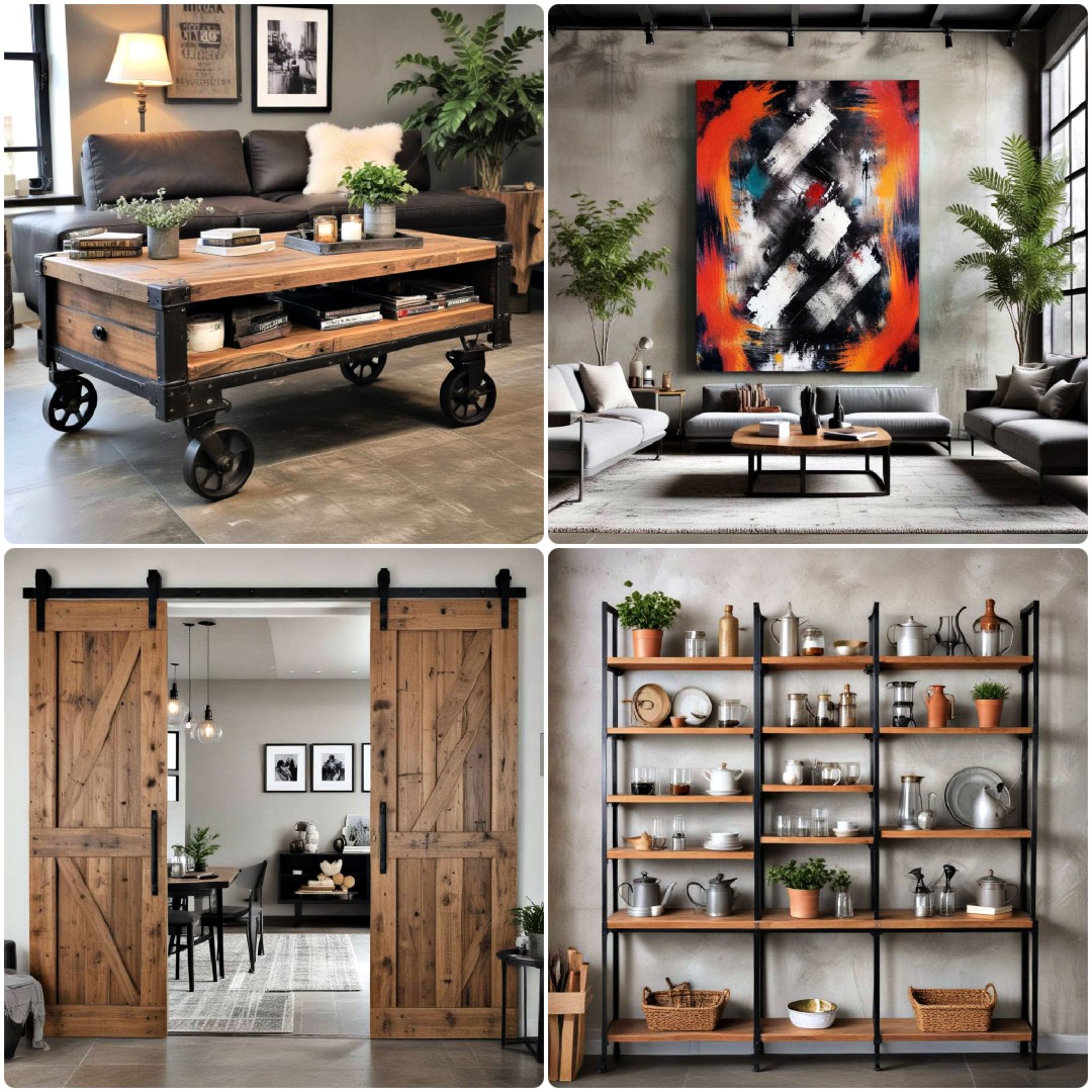 industrial interior design style ideas