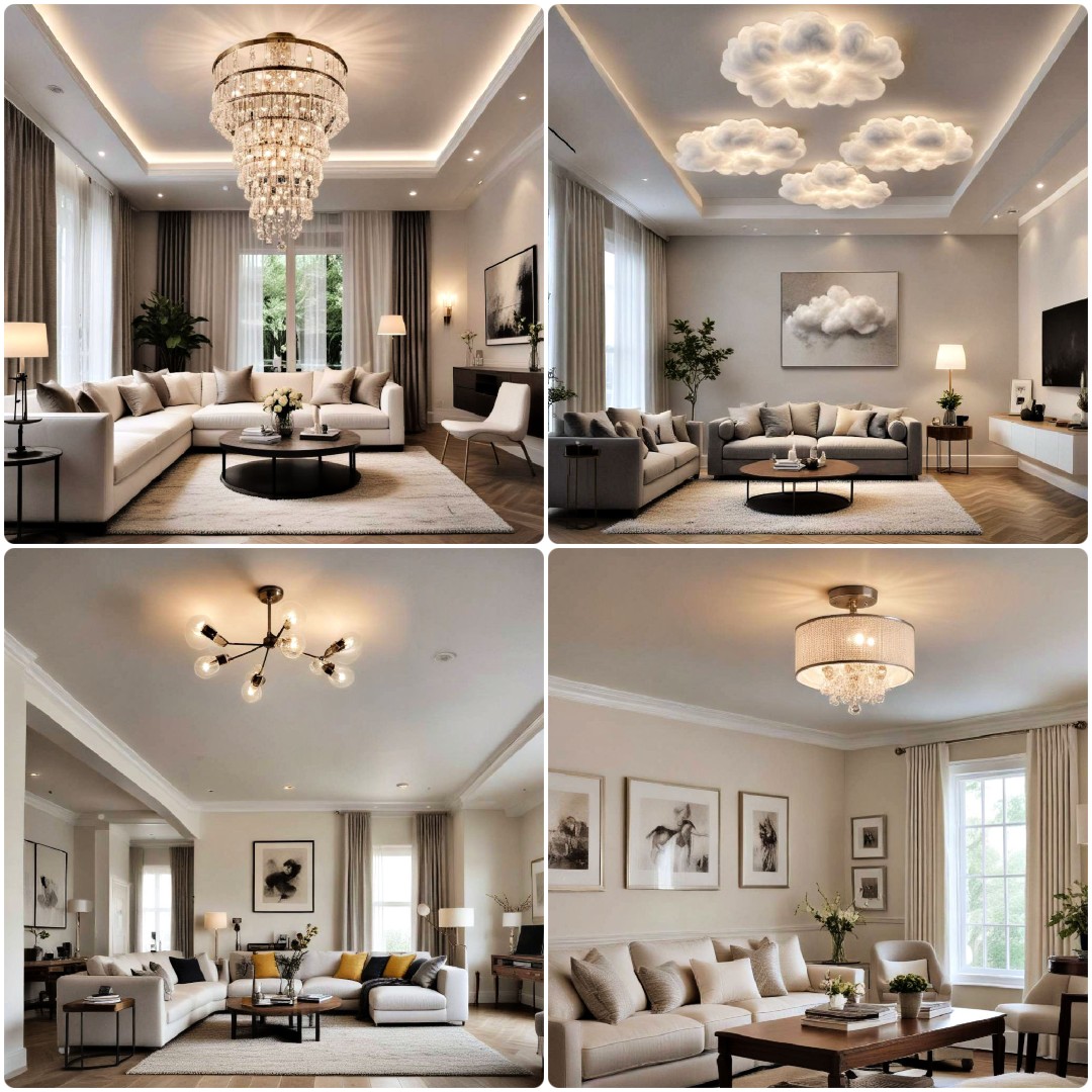 25 Living Room Ceiling Lighting Ideas for a Cozy Ambience