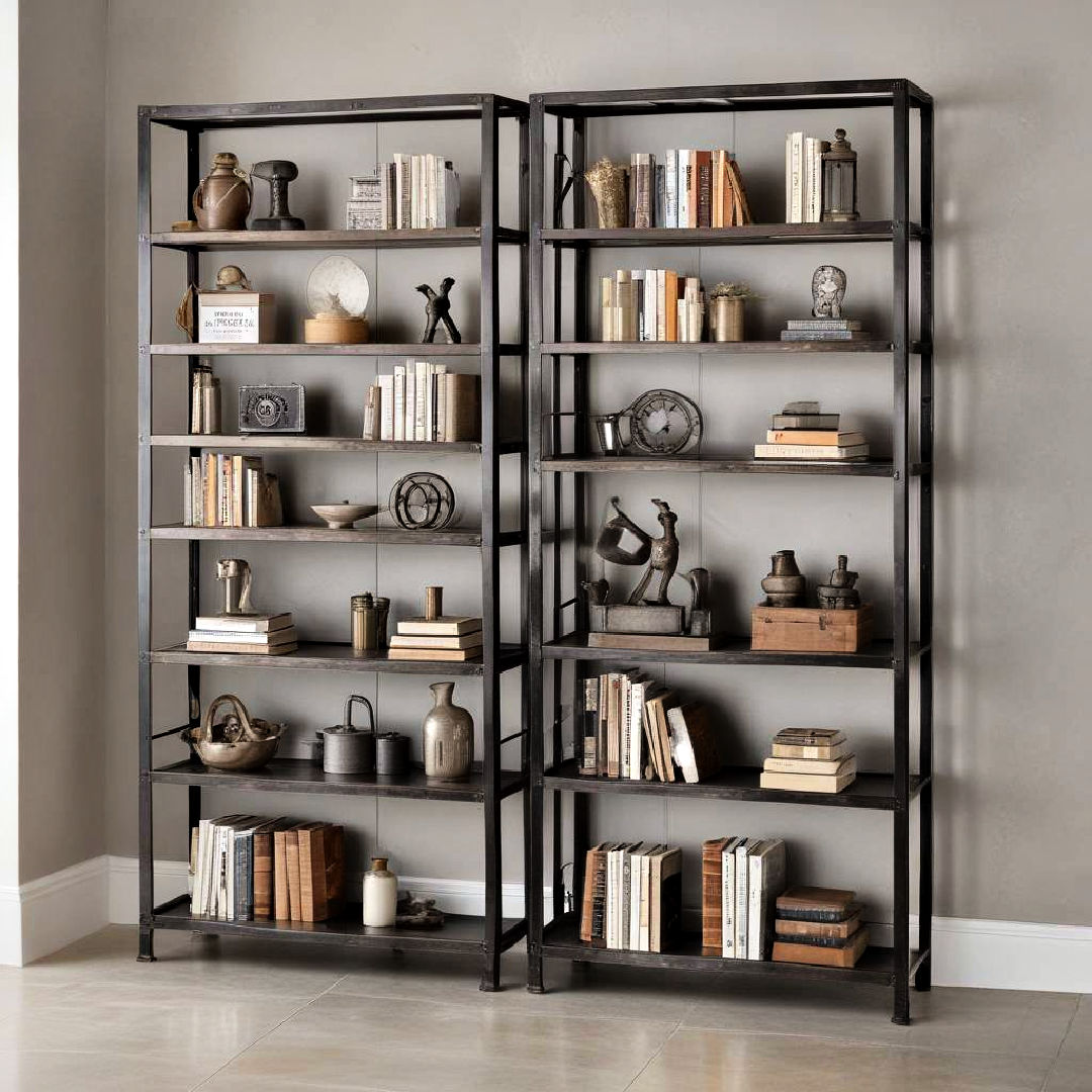 metal bookcases