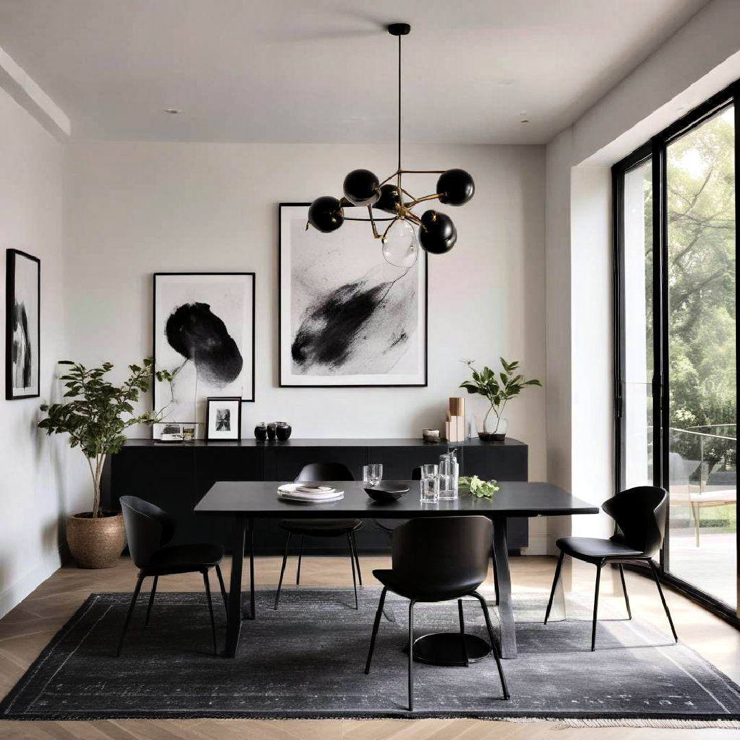 30 Black Dining Room Ideas for A Modern Aesthetic