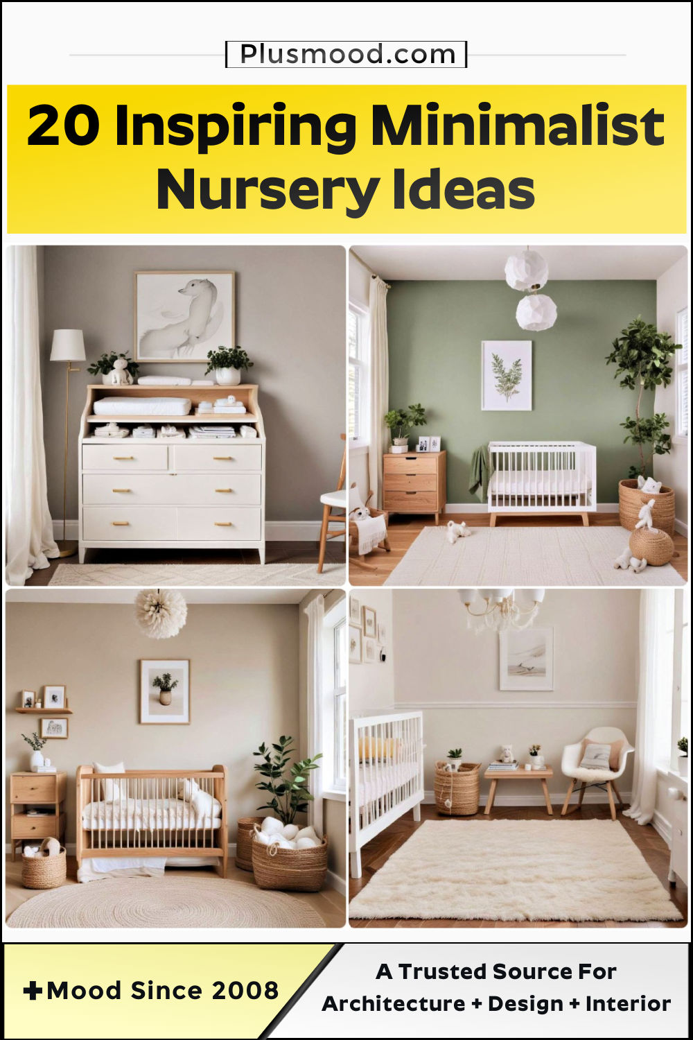 minimalist nursery ideas and inspiration