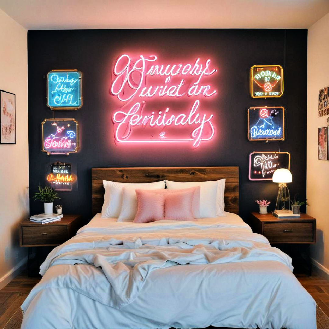 neon signs for a pop of personality