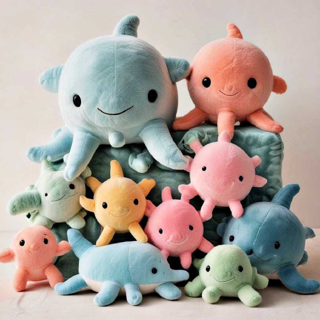 ocean animal plush toys