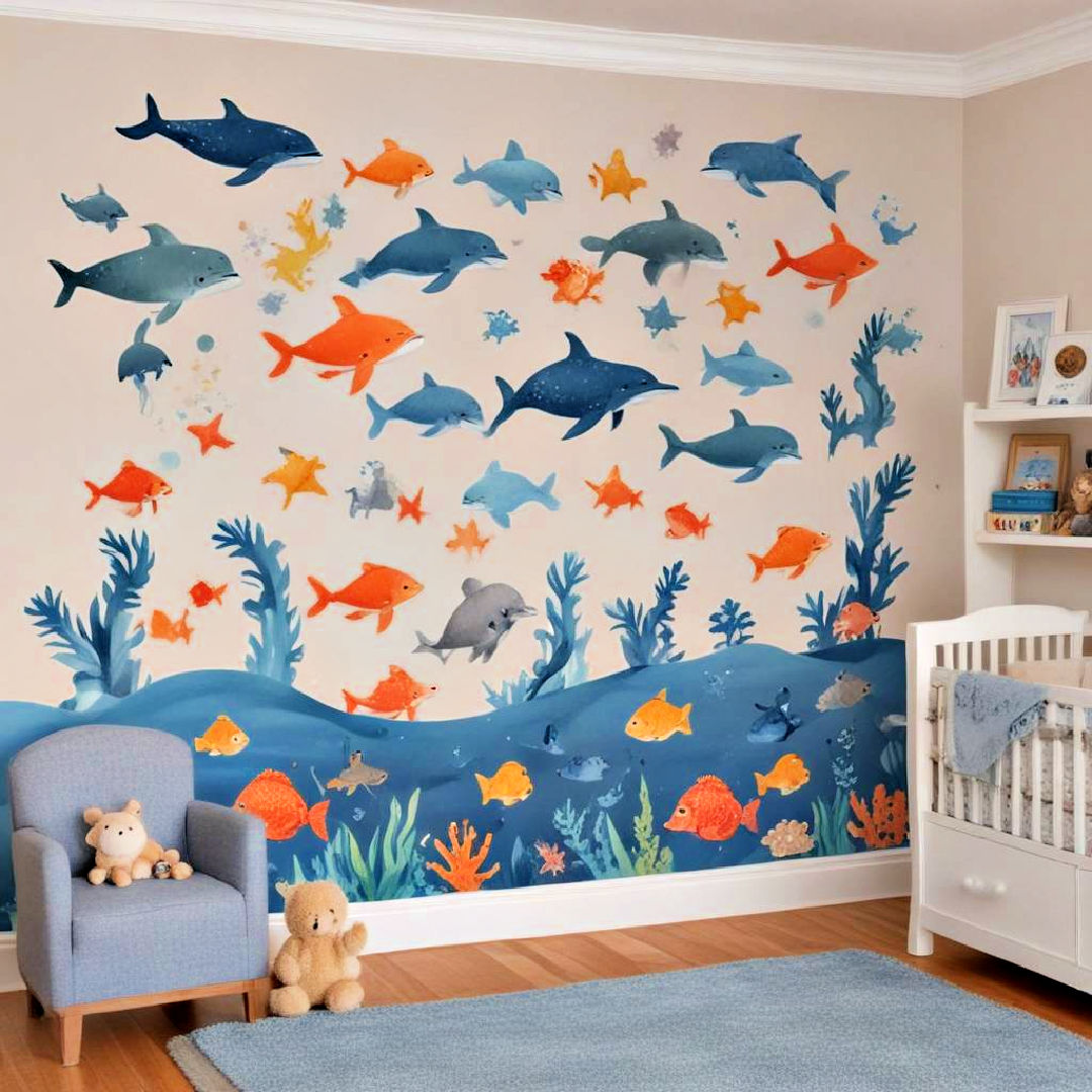 ocean animal wall decals