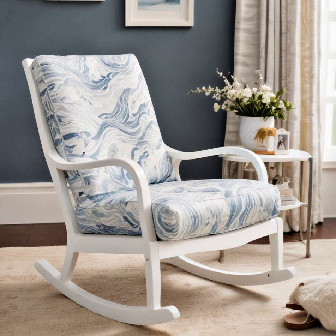 ocean inspired rocking chair