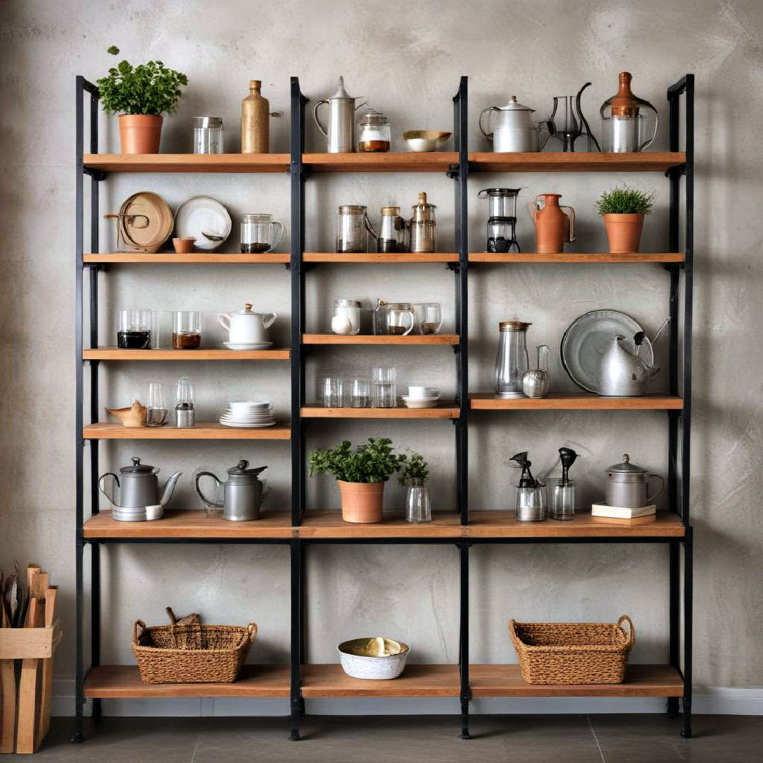 open shelving