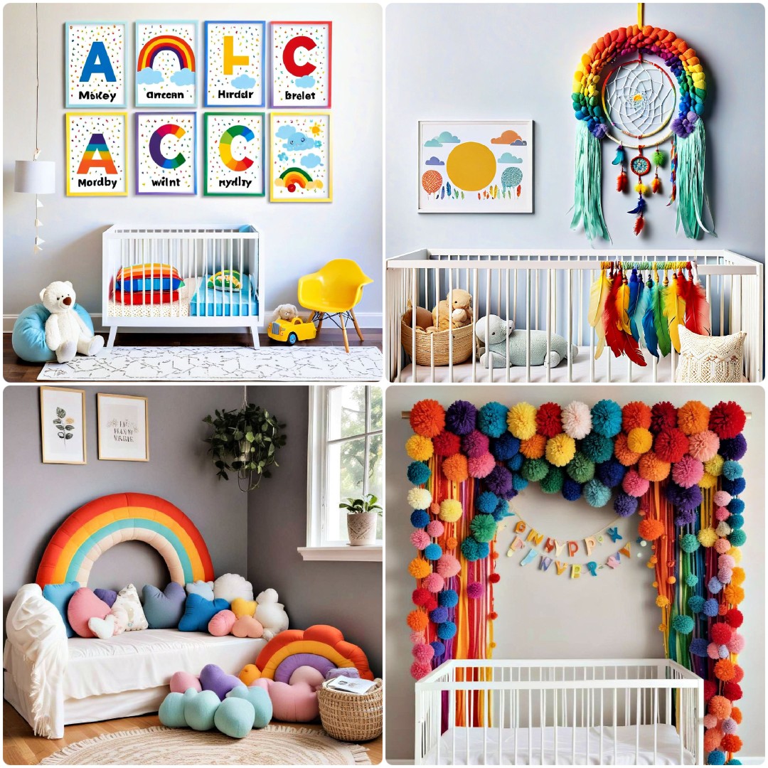 20 Rainbow Nursery Ideas for A Cheerful Vibe