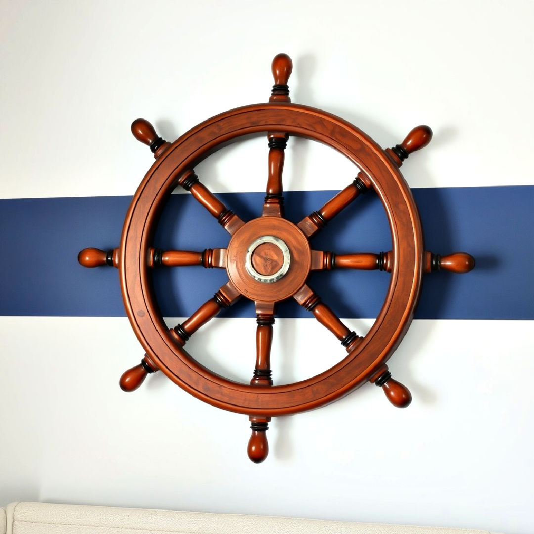 ship steering wheel decoration