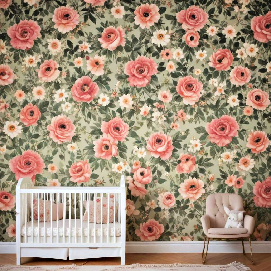 vintage floral wallpaper