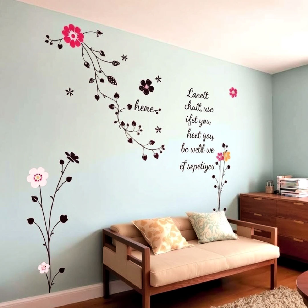 wall decals for easy customization