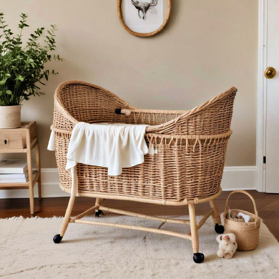 wicker bassinet