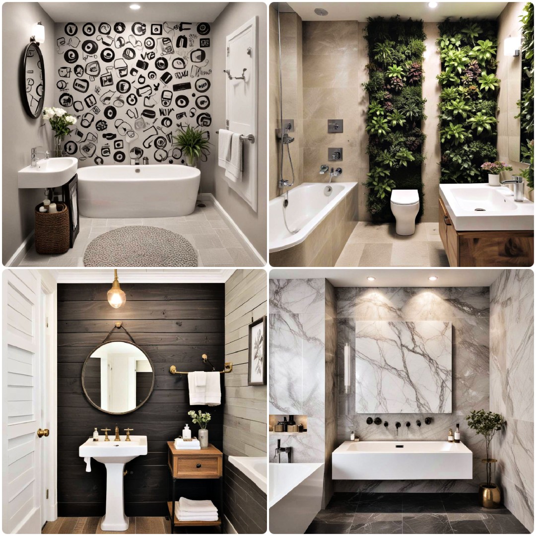 25 Bathroom Wall Ideas To Add Personality and Flair