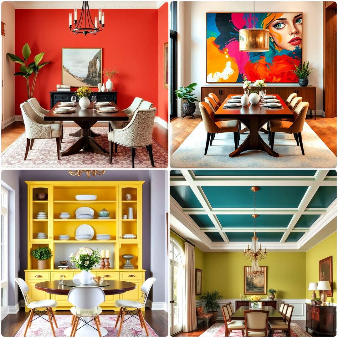 20 Colorful Dining Room Ideas That Pop with Personality