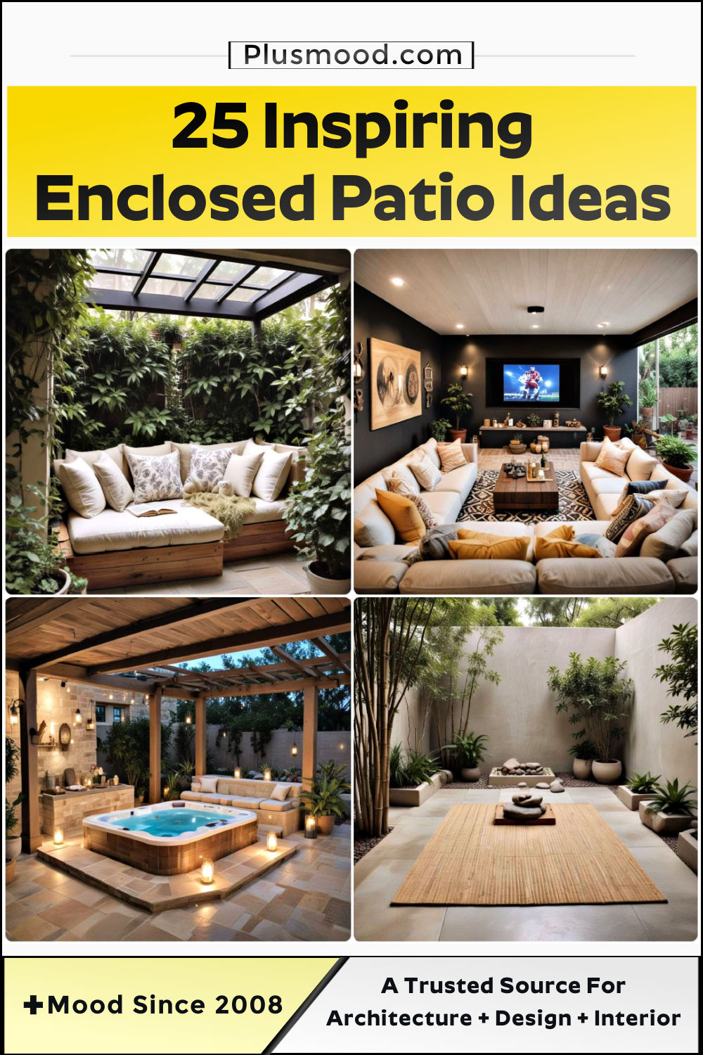 25 Enclosed Patio Ideas for Outdoor Living