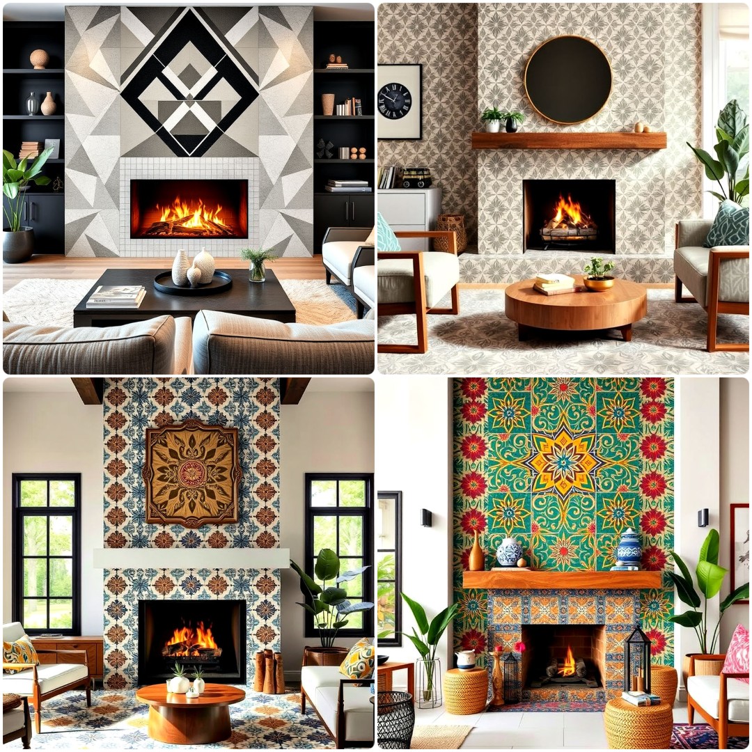 40 Fireplace Tile Ideas for A Stylish Focal Point