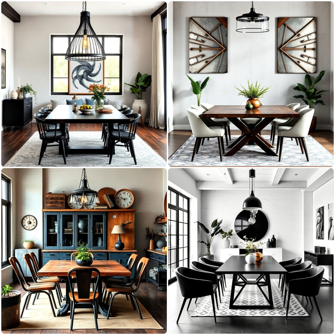 Industrial Dining Room Ideas