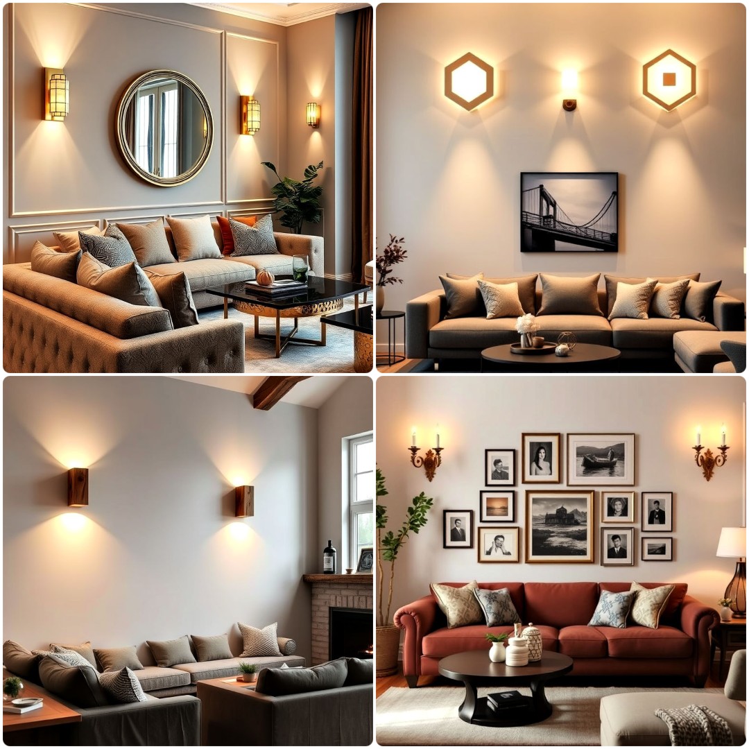 20 Living Room Wall Lighting Ideas for A Warm Ambiance