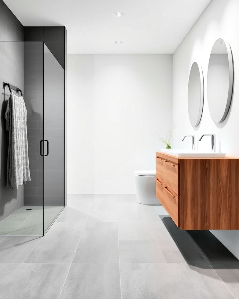 40 Grey Tile Bathroom Ideas You’ll Want to Try