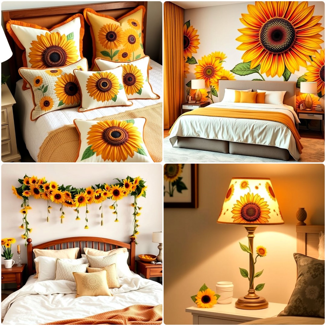 20 Sunflower Bedroom Ideas To Brighten Your Space
