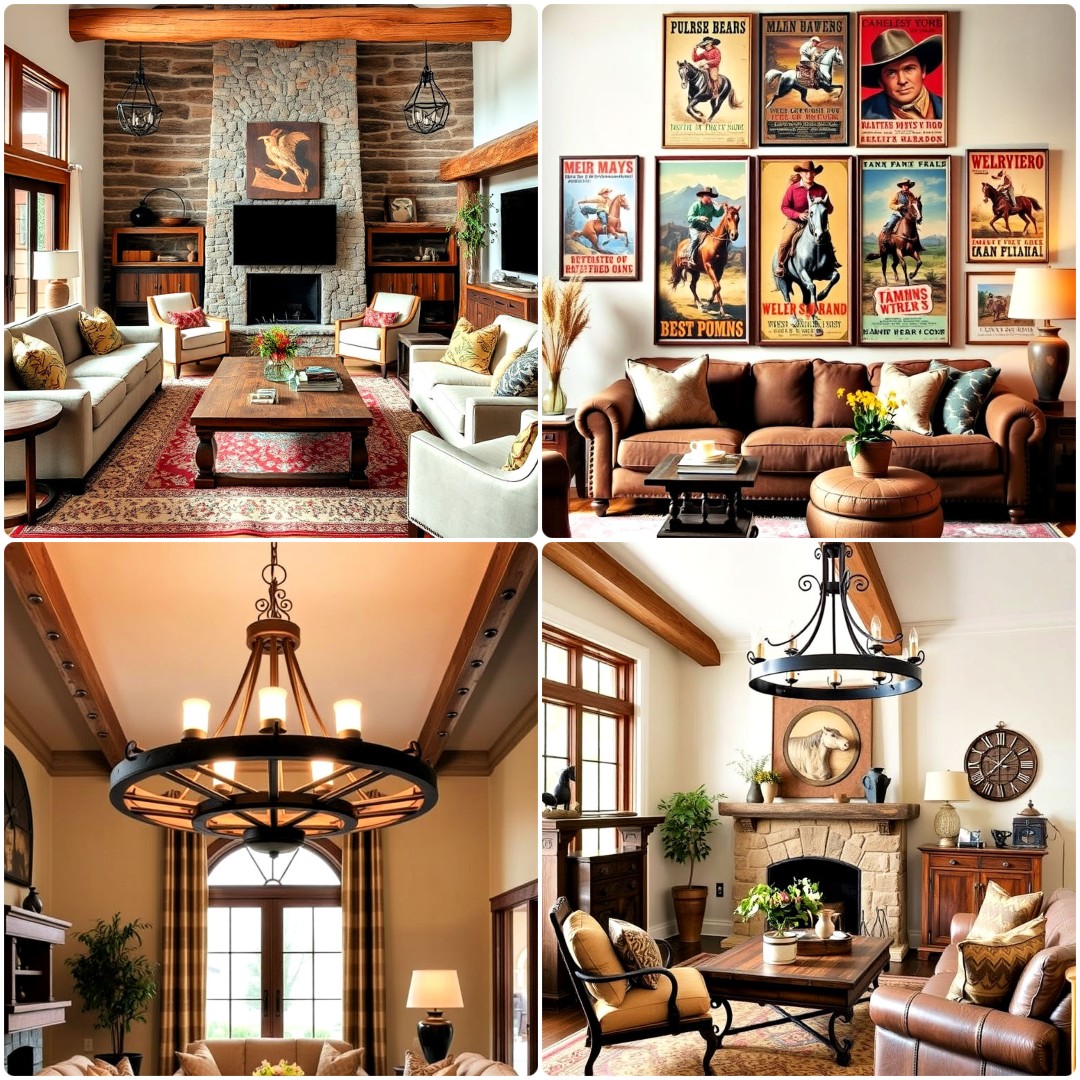 30 Western Living Room Ideas for A Modern Ranch Style