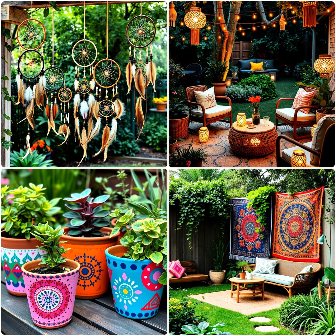 20 Bohemian Garden Ideas for a Lush and Eclectic Style