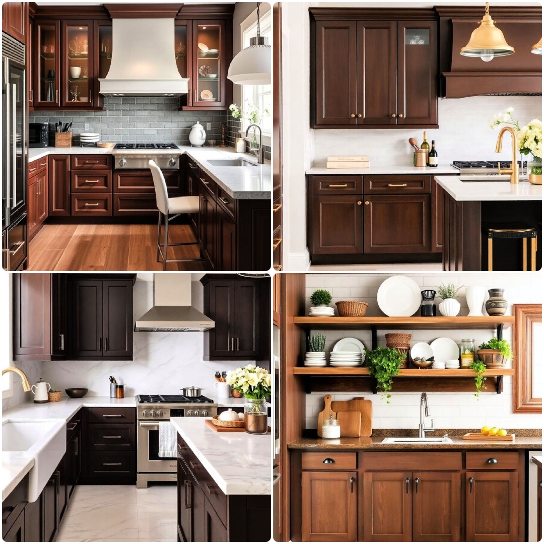 15 Kitchens with Brown for Any Home