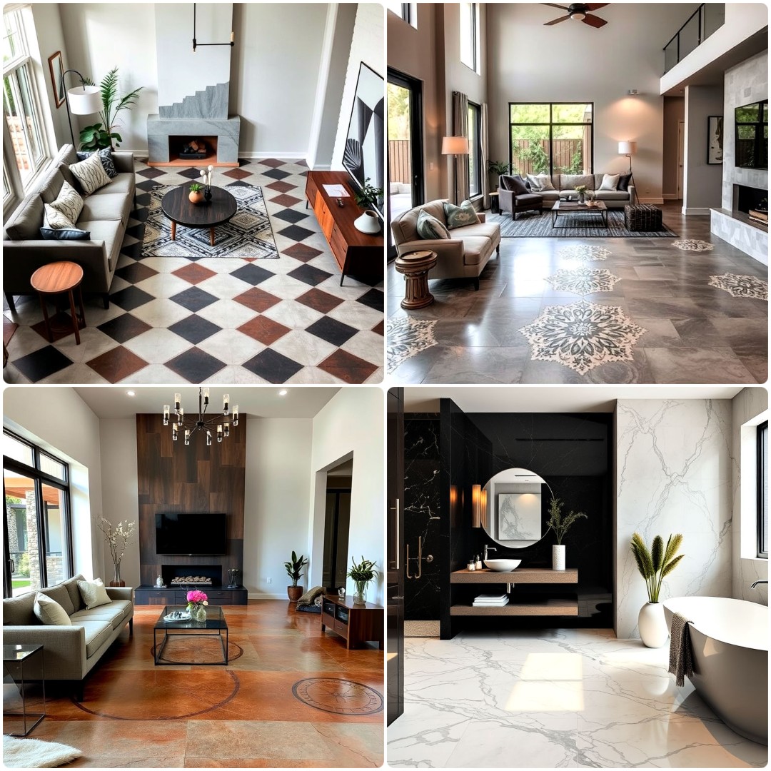 30 Concrete Floor Ideas for Industrial-Chic Vibes