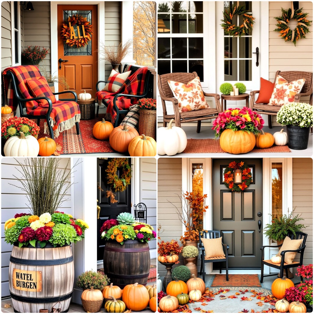 40 Fall Porch Decor Ideas To Warm Up Your Home