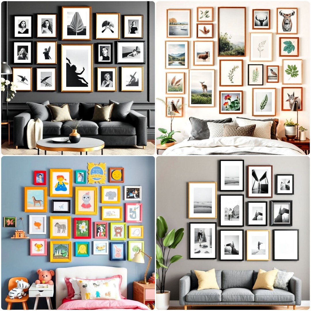40 Gallery Wall Ideas To Showcase Your Personality