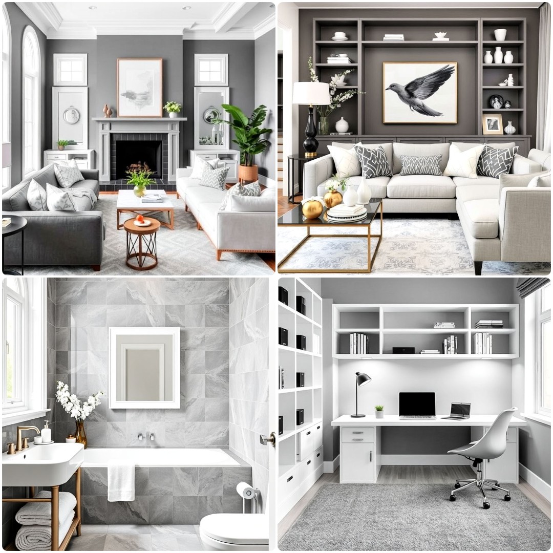 25 Grey And White House Interior Design Ideas To Copy Photo Inspiration