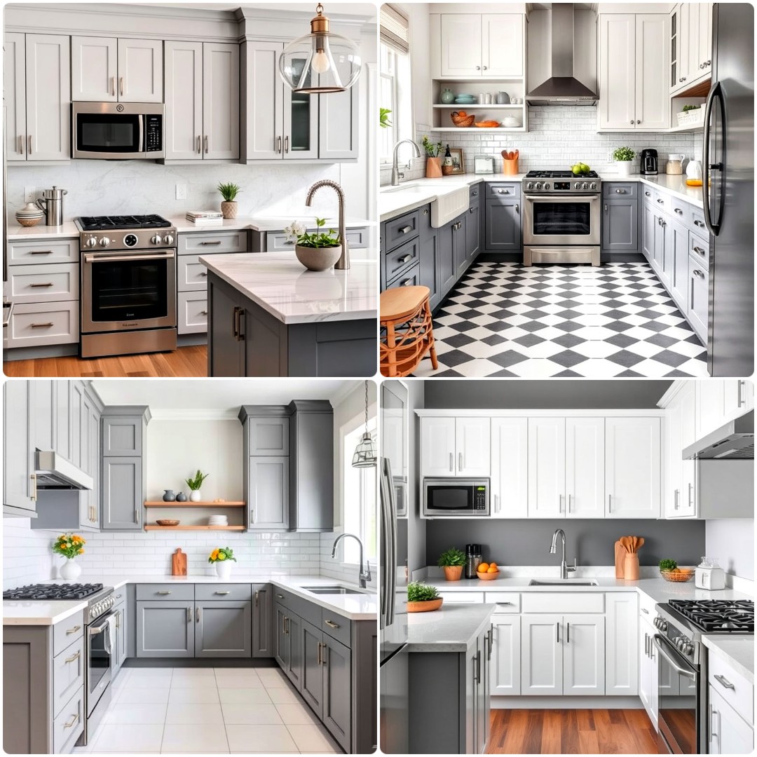 25 Gray and White Kitchen Ideas To Elevate Your Space