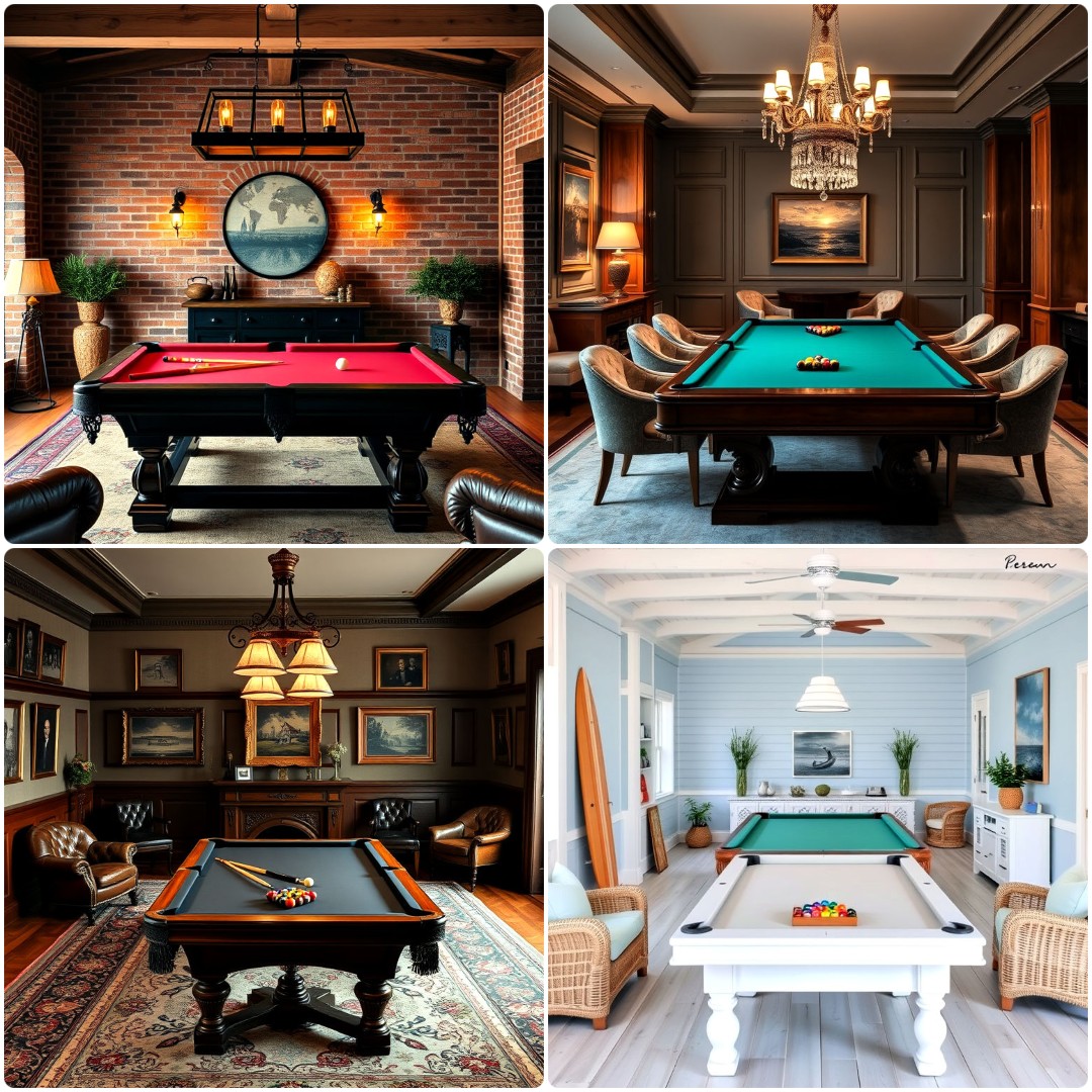 20 Pool Table Room Ideas To Impress Your Guests