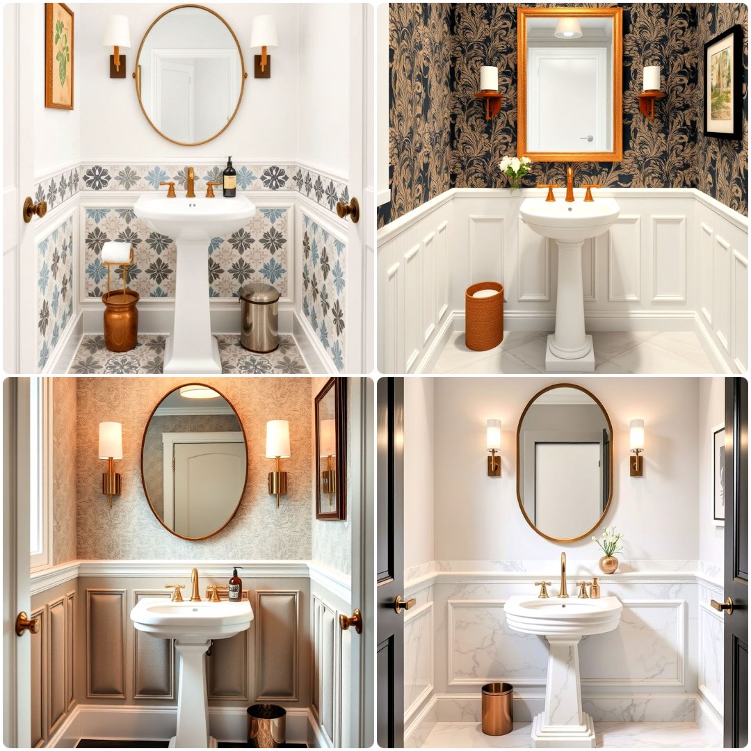 20 Powder Room Wainscoting Ideas You’ll Love