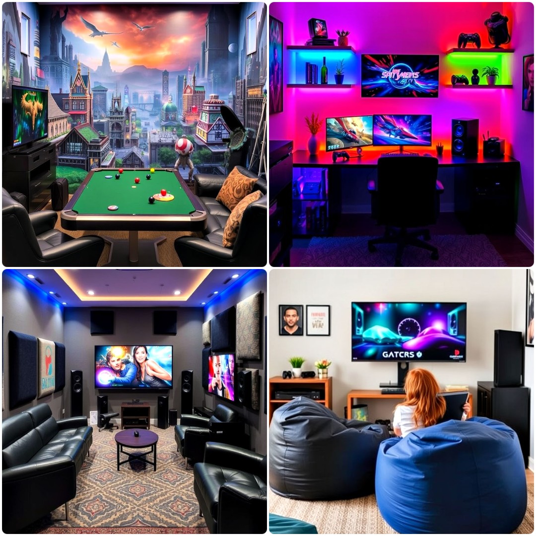 30 Small Game Room Ideas for Every Gamer’s Dream
