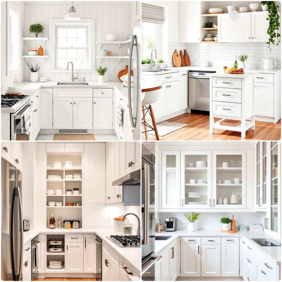 30 Small White Kitchen Ideas for A Chic, Minimal Look